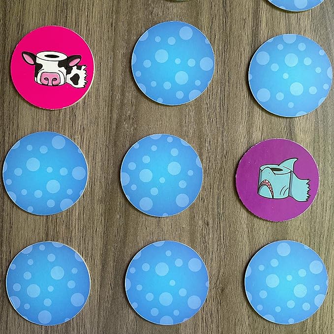 Toilet Paper Tile Match - A Memory and Matching Game for Kids 3+