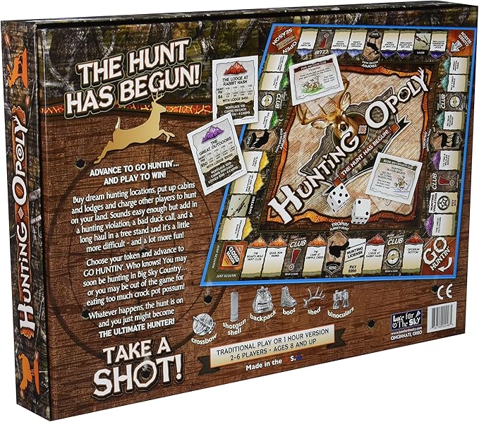 Late for the Sky Hunting-opoly Board Game